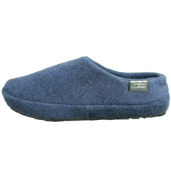 Bean Shoes Ll Bean Blue Scuff Slip On Round Toe Sweater - Main Image